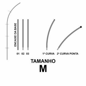 Haste para Wind Banner M  16x2500mm 0x0   